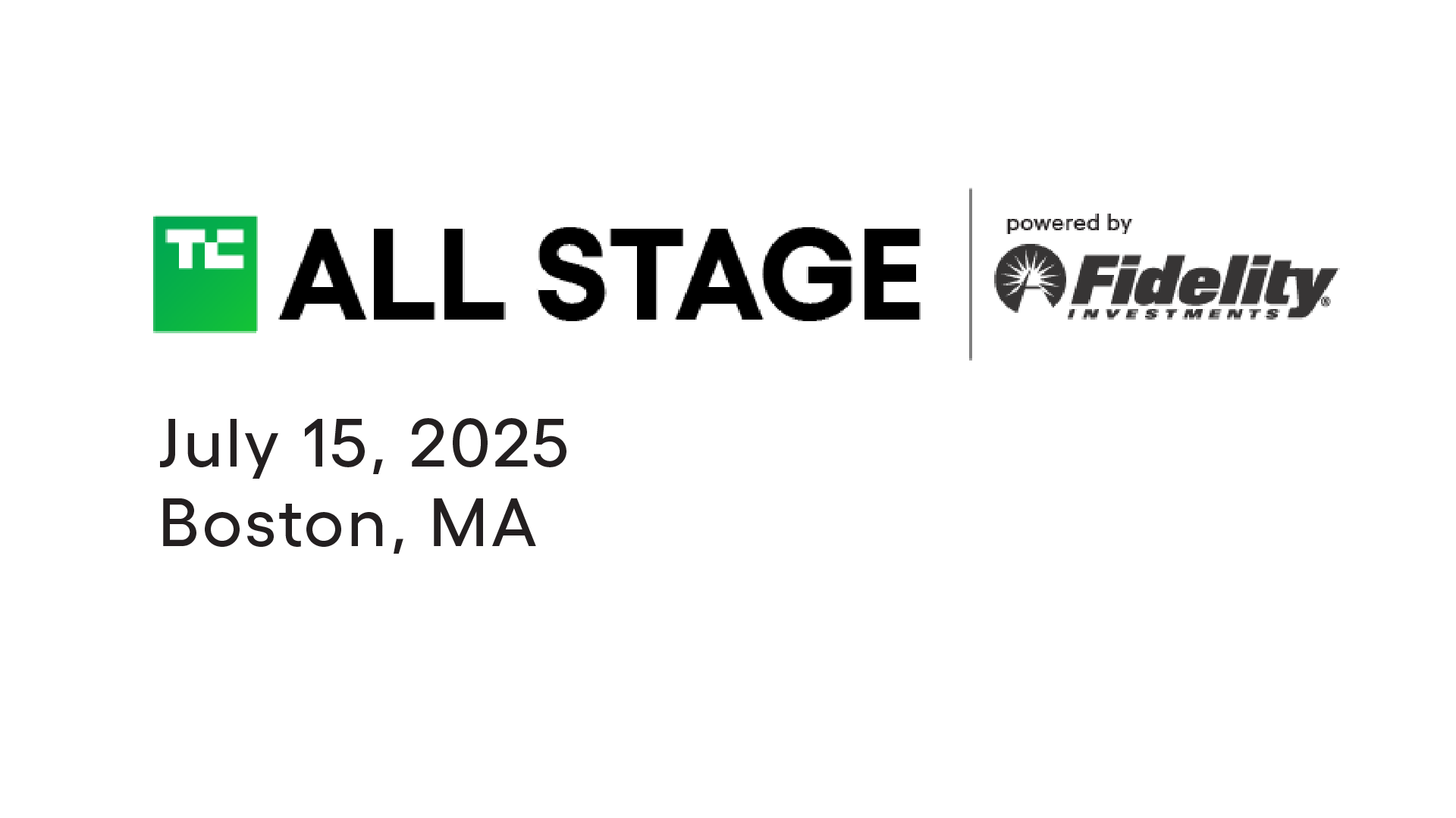 Exhibición de Startups en TechCrunch All Stage 2025 en Boston