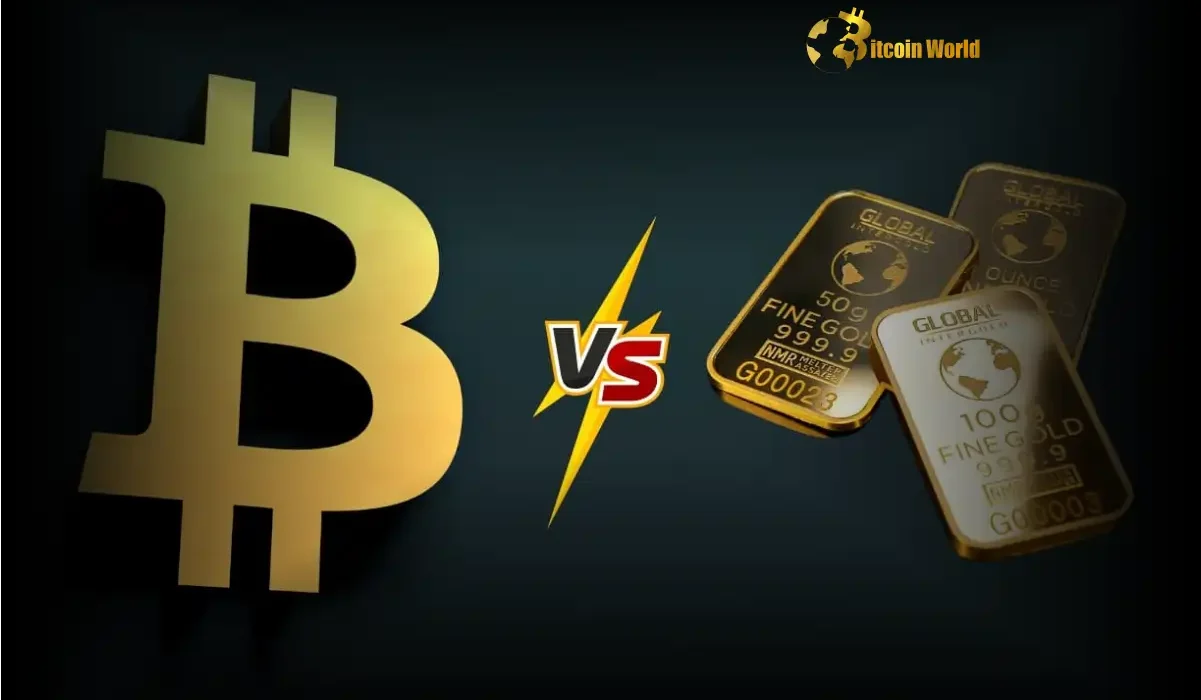 Bitcoin Pierde Terreno Frente al Oro como Refugio Seguro, Según JPMorgan