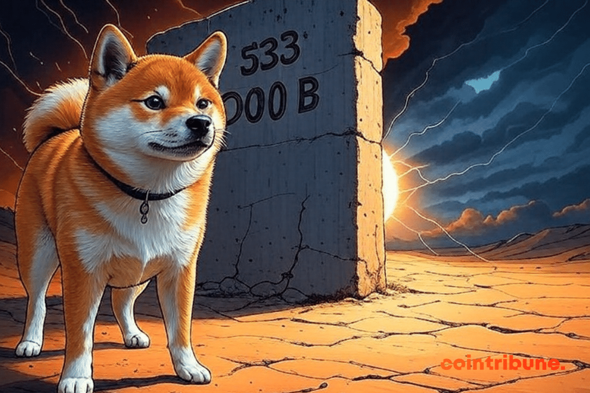 Shiba Inu enfrenta resistencia de 533 billones de SHIB: ¿Ruptura inminente?